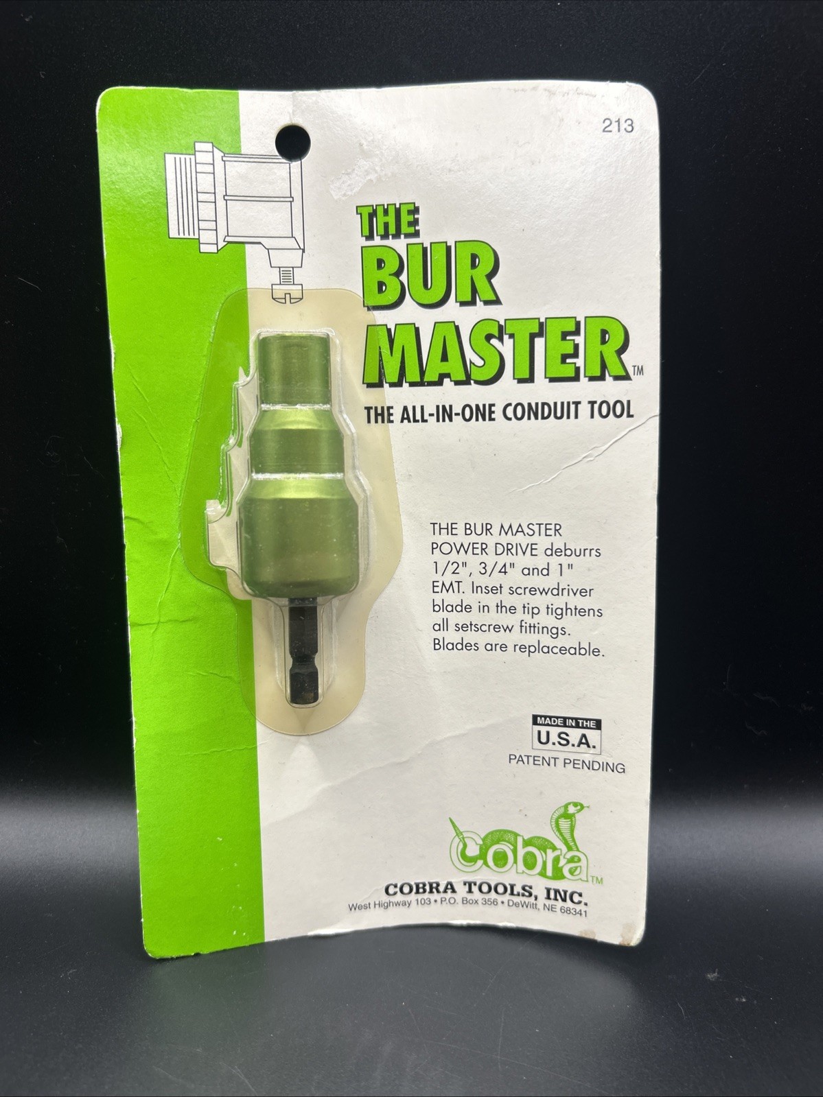 The Bur Master Cobra Tools 'All-In-One Conduit Tool Number 213 New Other A17
