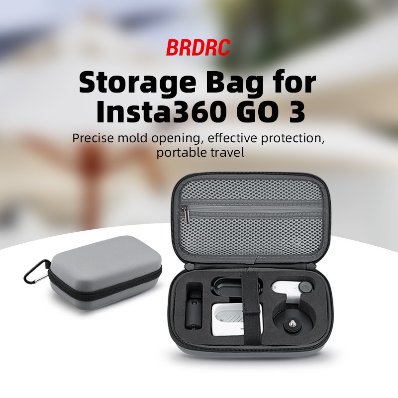 Portable Carrying Case Storage Bag for Insta360 GO 3 Action Camera Accessories