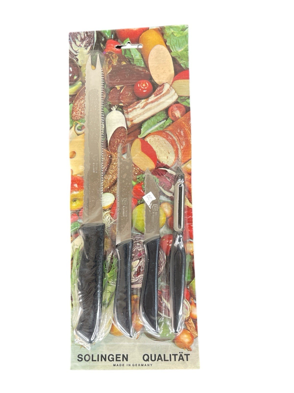 Vintage Solingen Knife / Peeler Set NOS NEW Continental Made In Germany