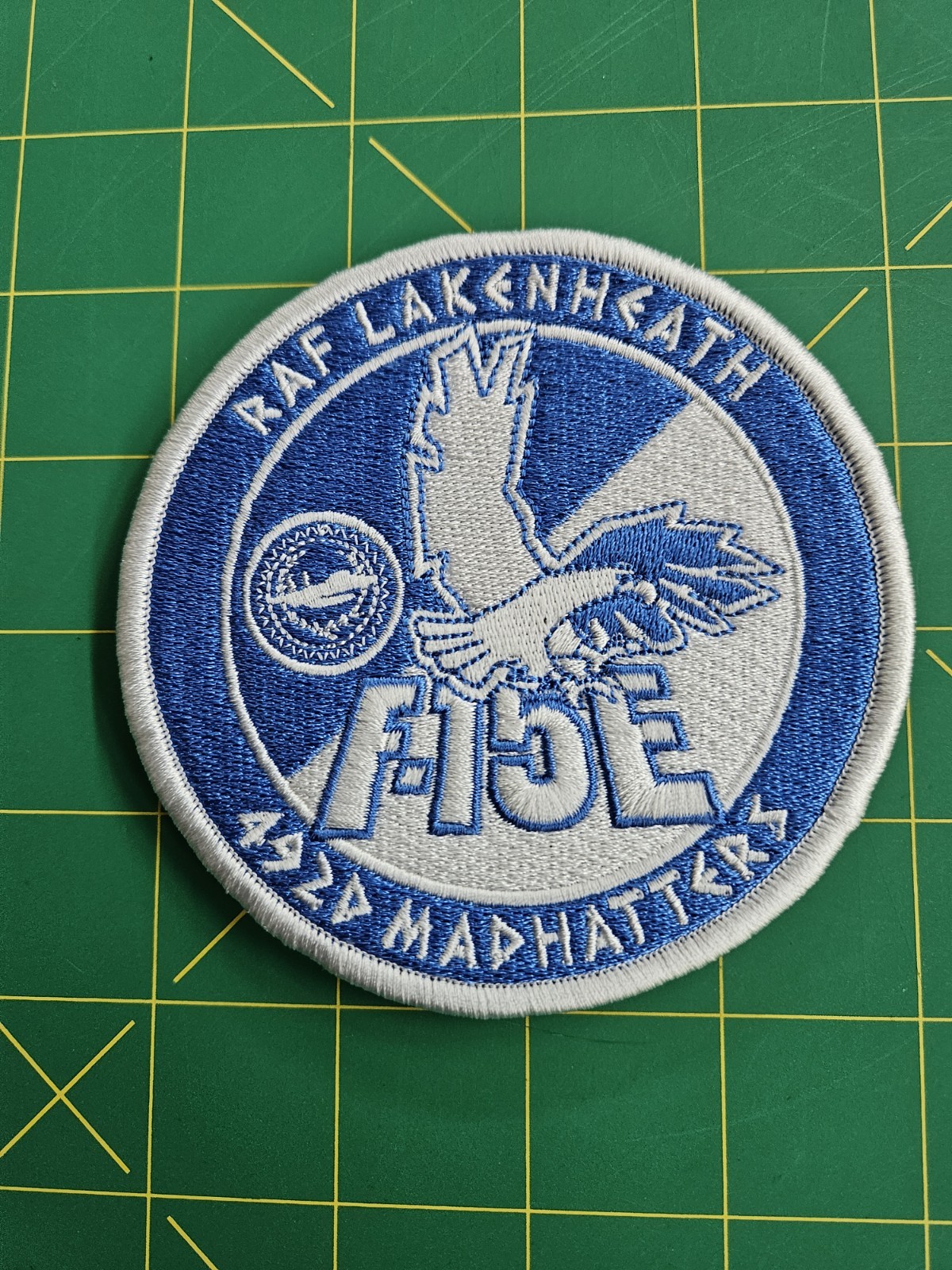 USAF MADHATTERS Patch 492nd Fighter Sq RAF Lakenheath England F‑15E Strike Eagle