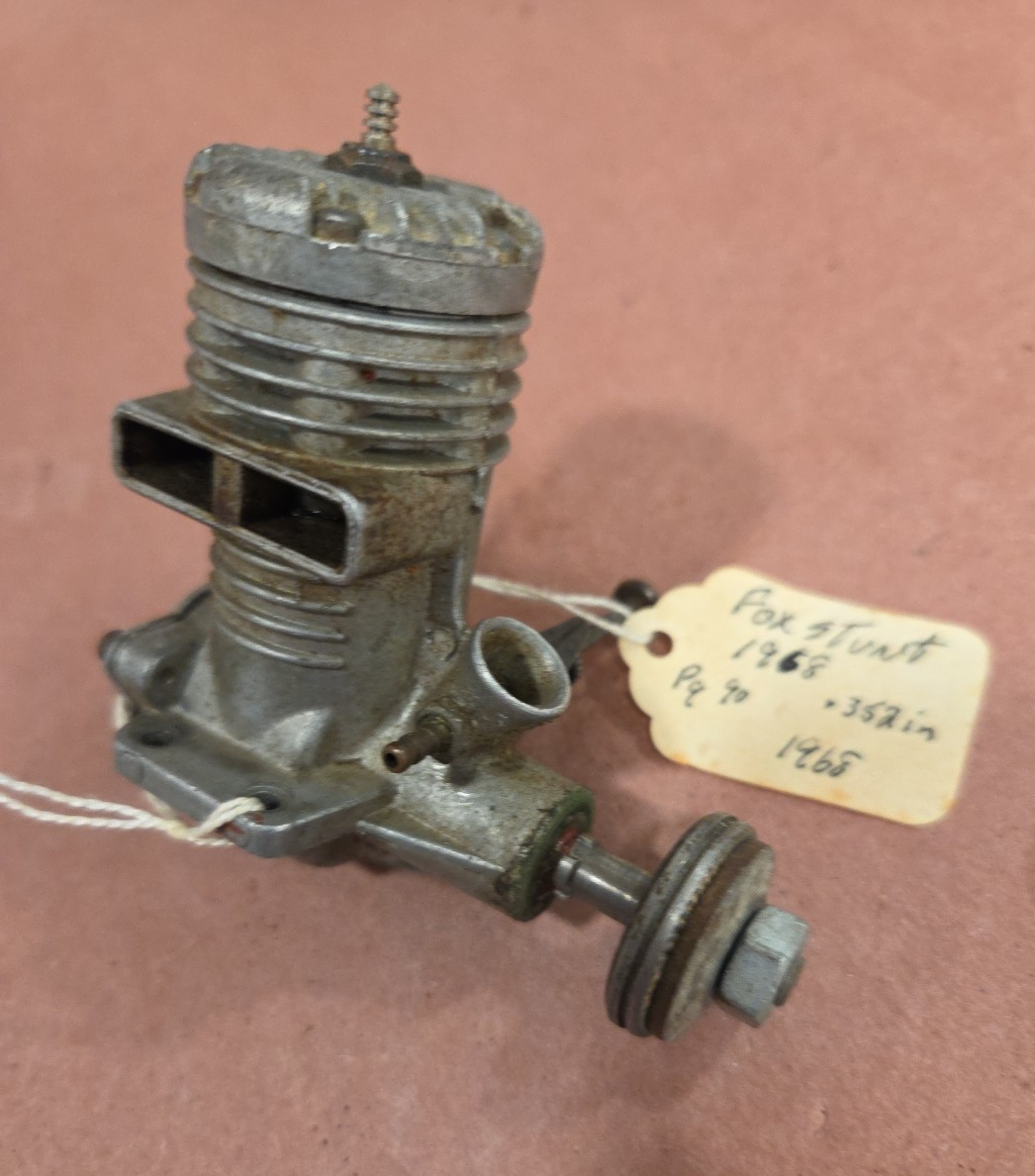 Fox 35 C/L Stunt Model Airplane Glow Engine Vintage