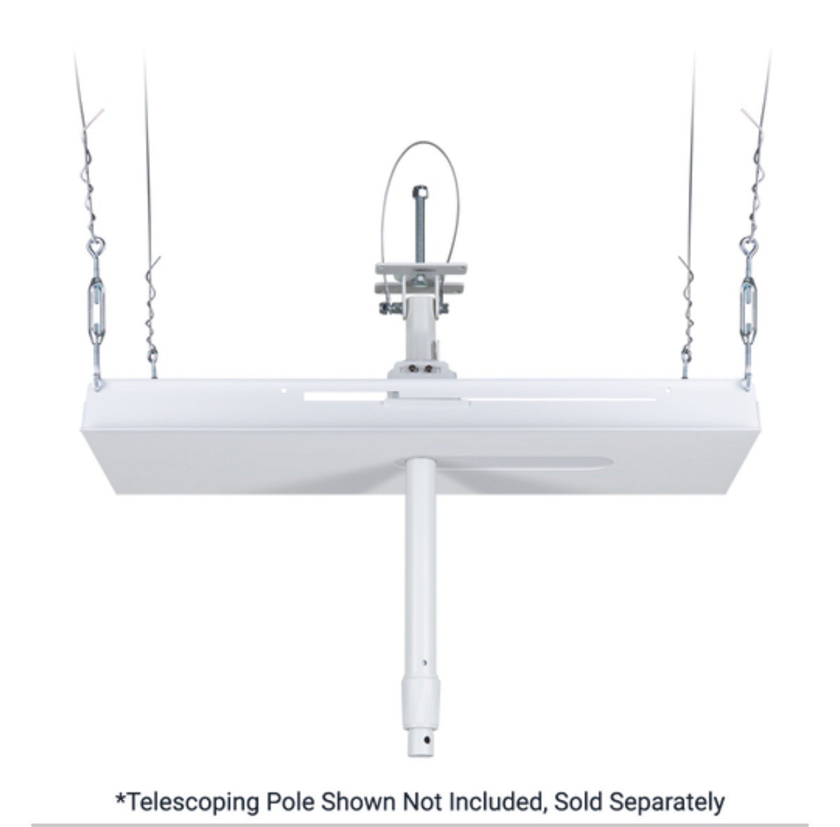 Clinton CE-UCT2X2 2x2 Universal Ceiling Mount Tile Bracket White UL NEW