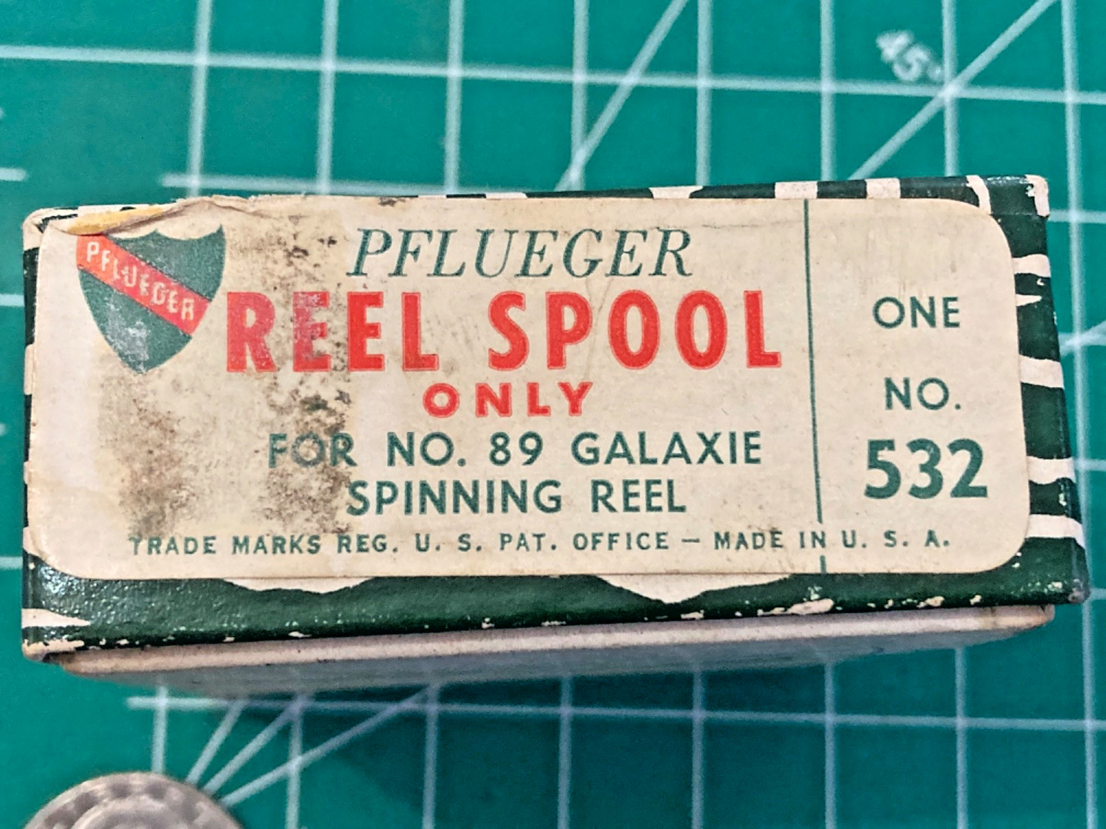 NOS VINTAGE PFLUEGER #532 SPOOL NEW FITS NO. 89 GALAXIE SPINNING REELS USA MADE