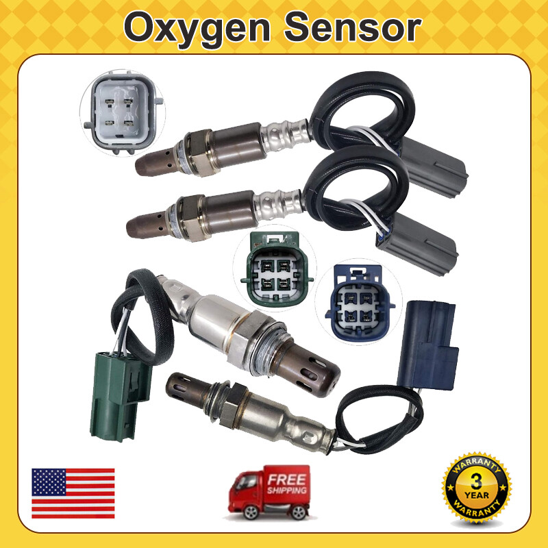 4pcs Upper+Lower O2 Sensor For 2011 2012 Nissan Xterra Pathfinder Suzuki Equator