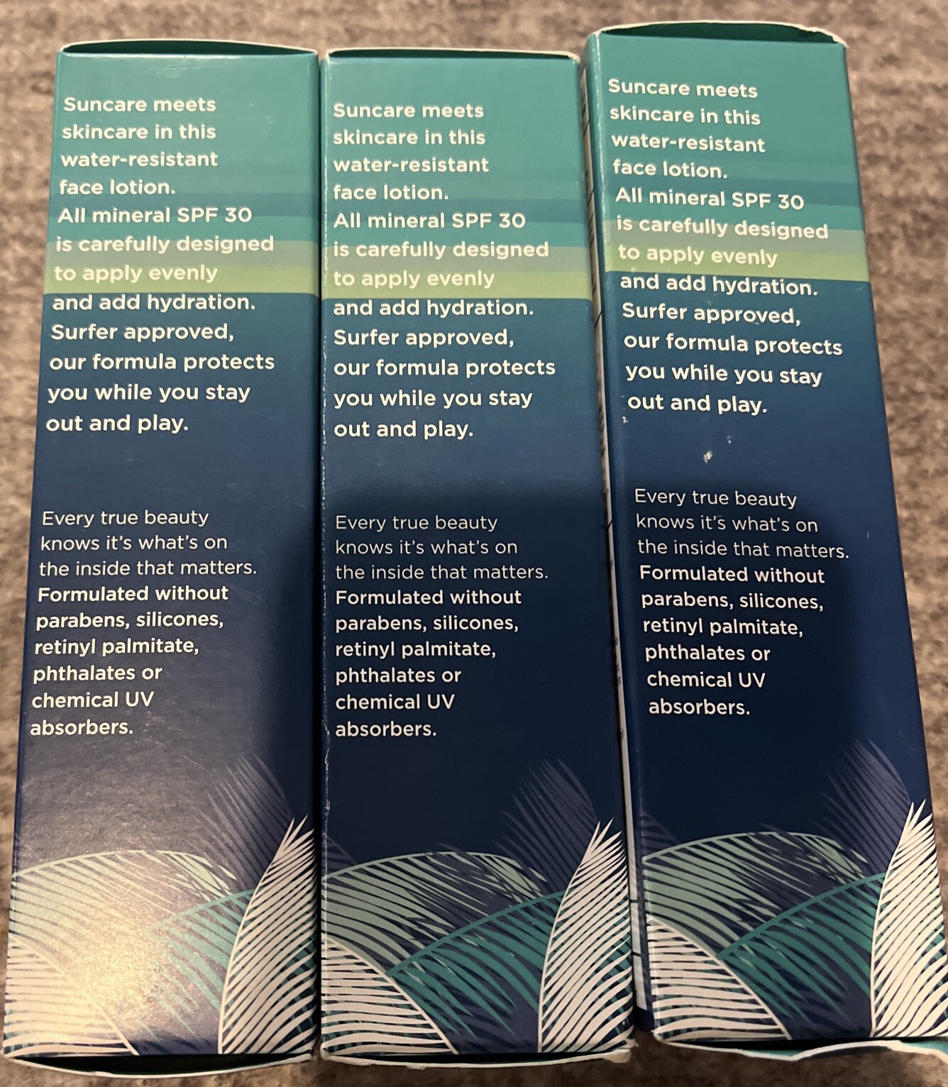 Pacifica Mineral Face Coconut Probiotic SPF 30 1.7 Oz READ Description ~3 Packs