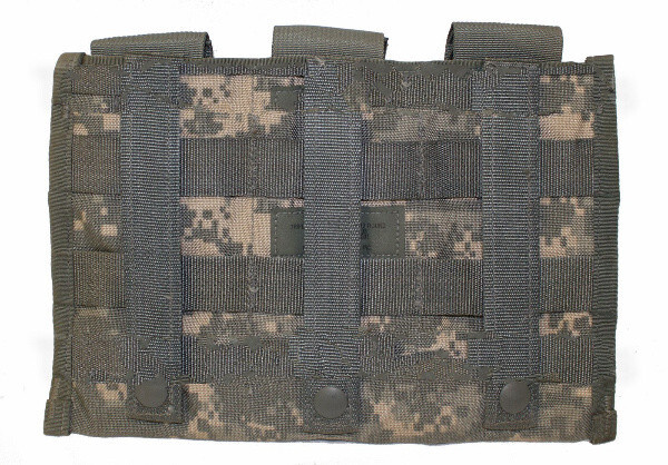 USGI US Army Molle ACU Triple Magazine Pouch 3 x 30 Side by Side 3 Mag Pouch EXC