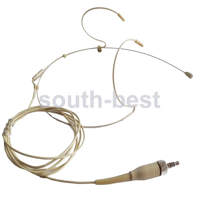 Pro Beige Headset Hook Microphone for Shure Audio-Technica MiPro AKG Sennheiser