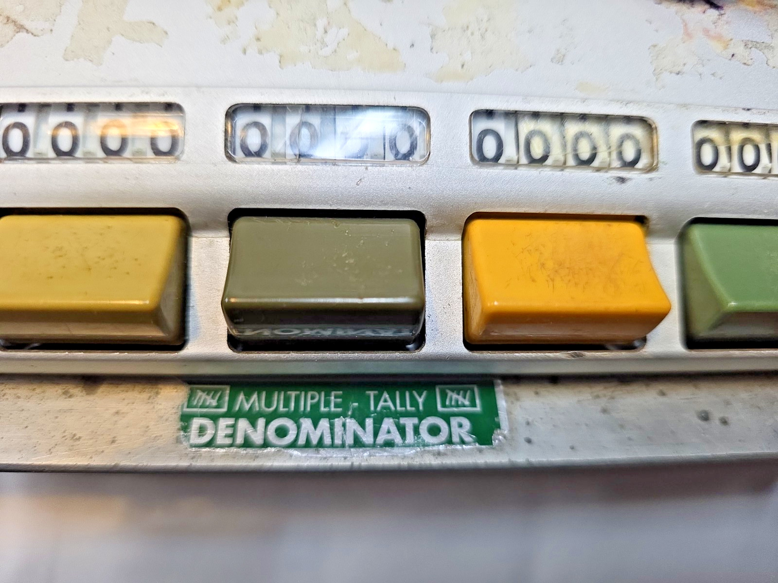 Multiple Tally Denominator 5-Button Mechanical Counter Unit B2