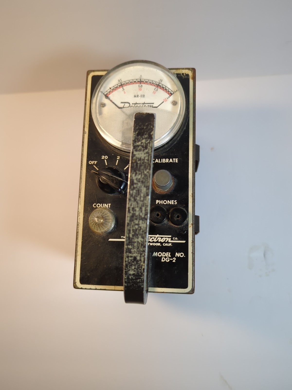 Vintage 1950s Detectron Model No. DG-2 Geiger Counter Radiation Detector As-Is