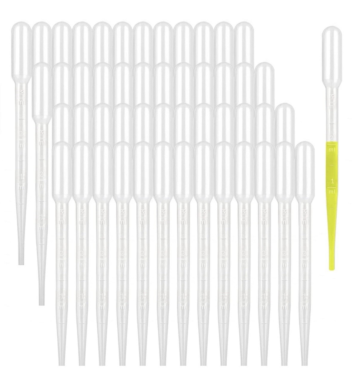 300 PCS 3ML Dropper Pipettes Essential Oil Transfer, Disposable Plastic Eye Drop