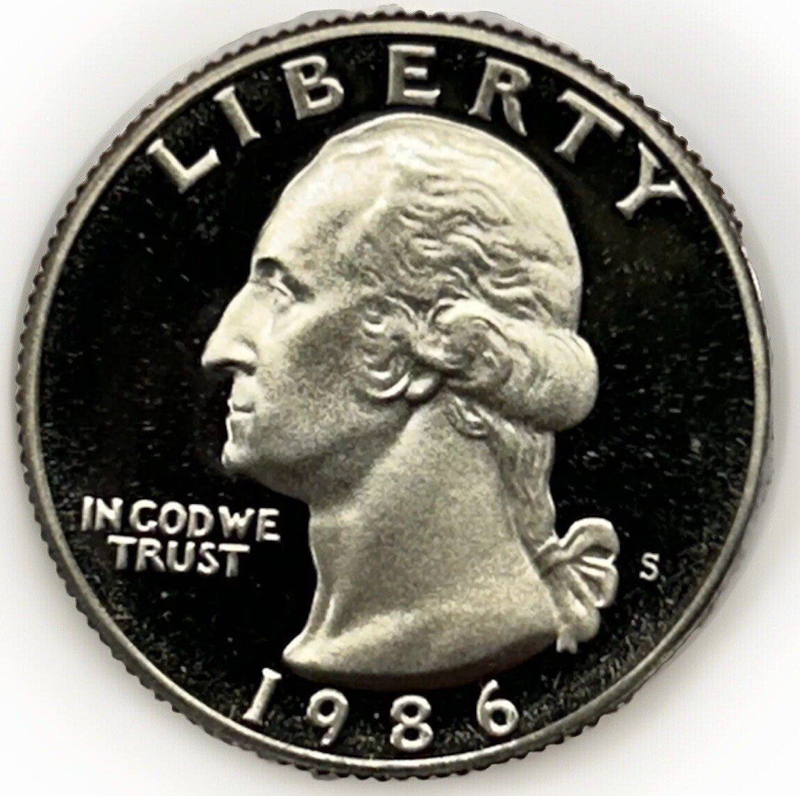 1986 S Washington Quarter Gem Proof From Set (One Coin)