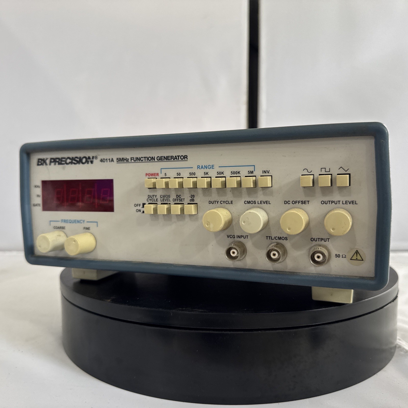 BK Precision 4011A 5MHz Function Generator - Powers On, Waveform Untested