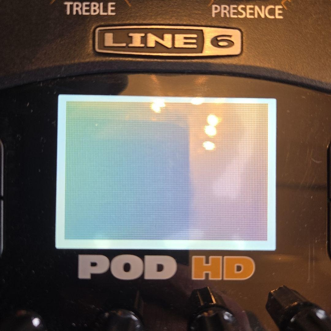 Line 6 POD HD Guitar Multi Effects Amp Modeler w/ Adapter From Japan