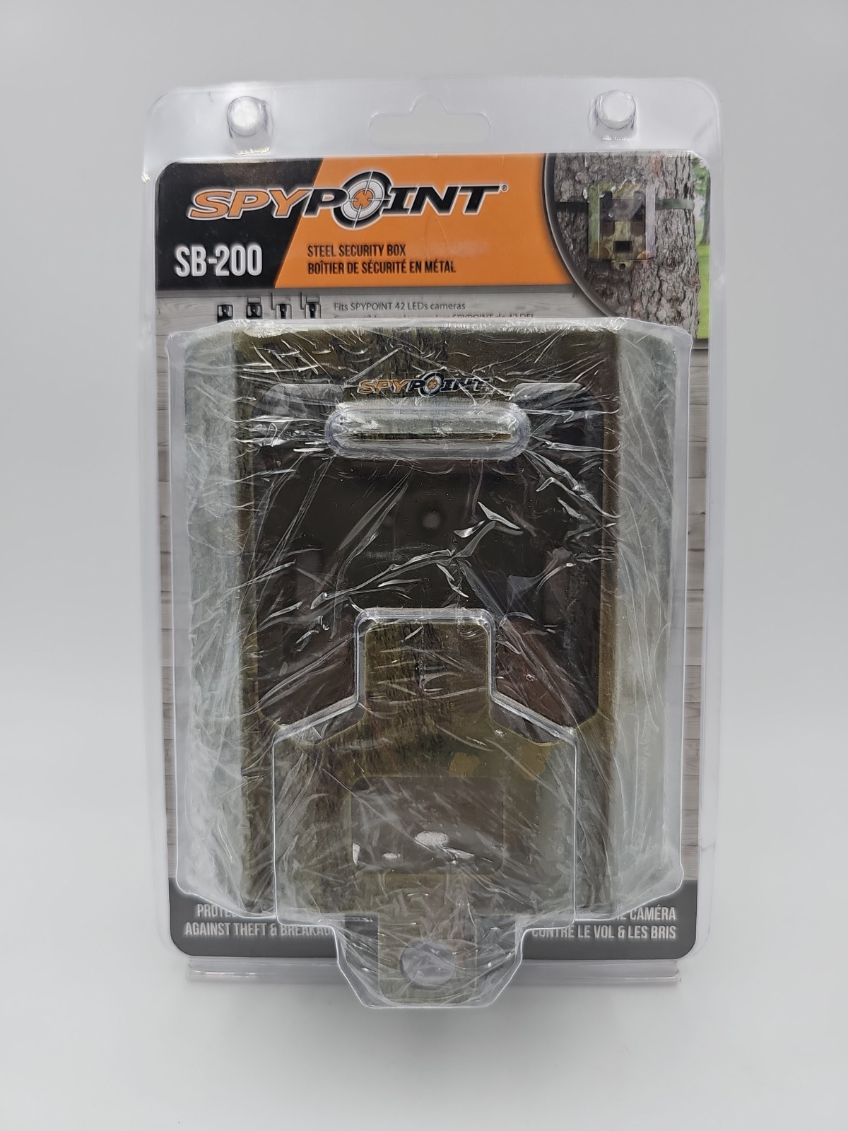 New Spypoint SB-200 Steel Security Box Camo Game Camera