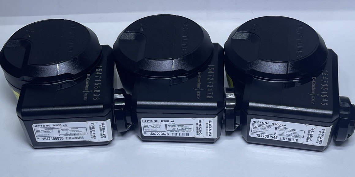 Neptune R900M V-4 RD2G53 E-Coder Water Meter Registers T-10 2"