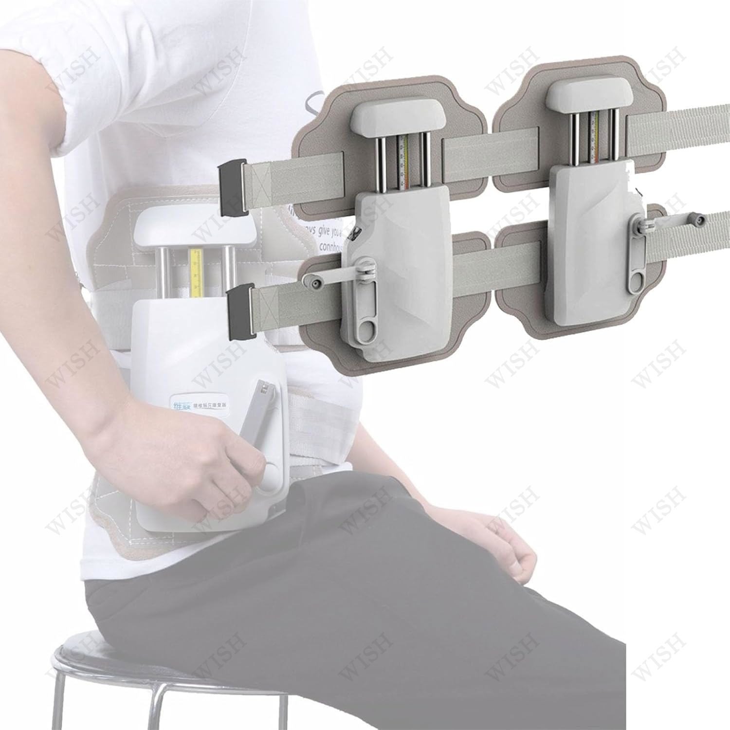 700N Max Lumbar Traction Device Decompression Belt，Back Stretcher ，SpinalSupport