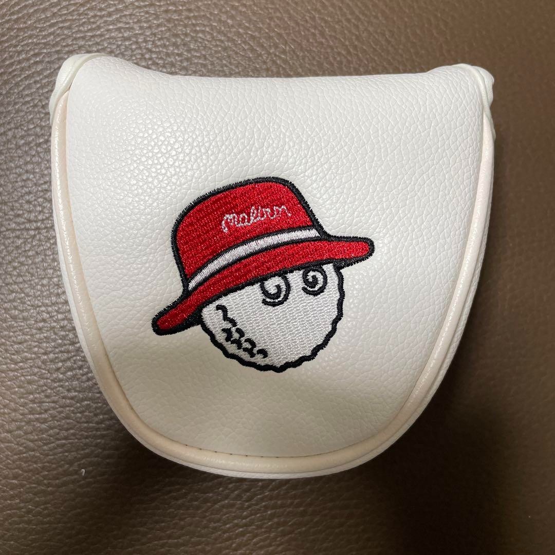 Malbon Semicircle Putter Cover Mallet Magnet White