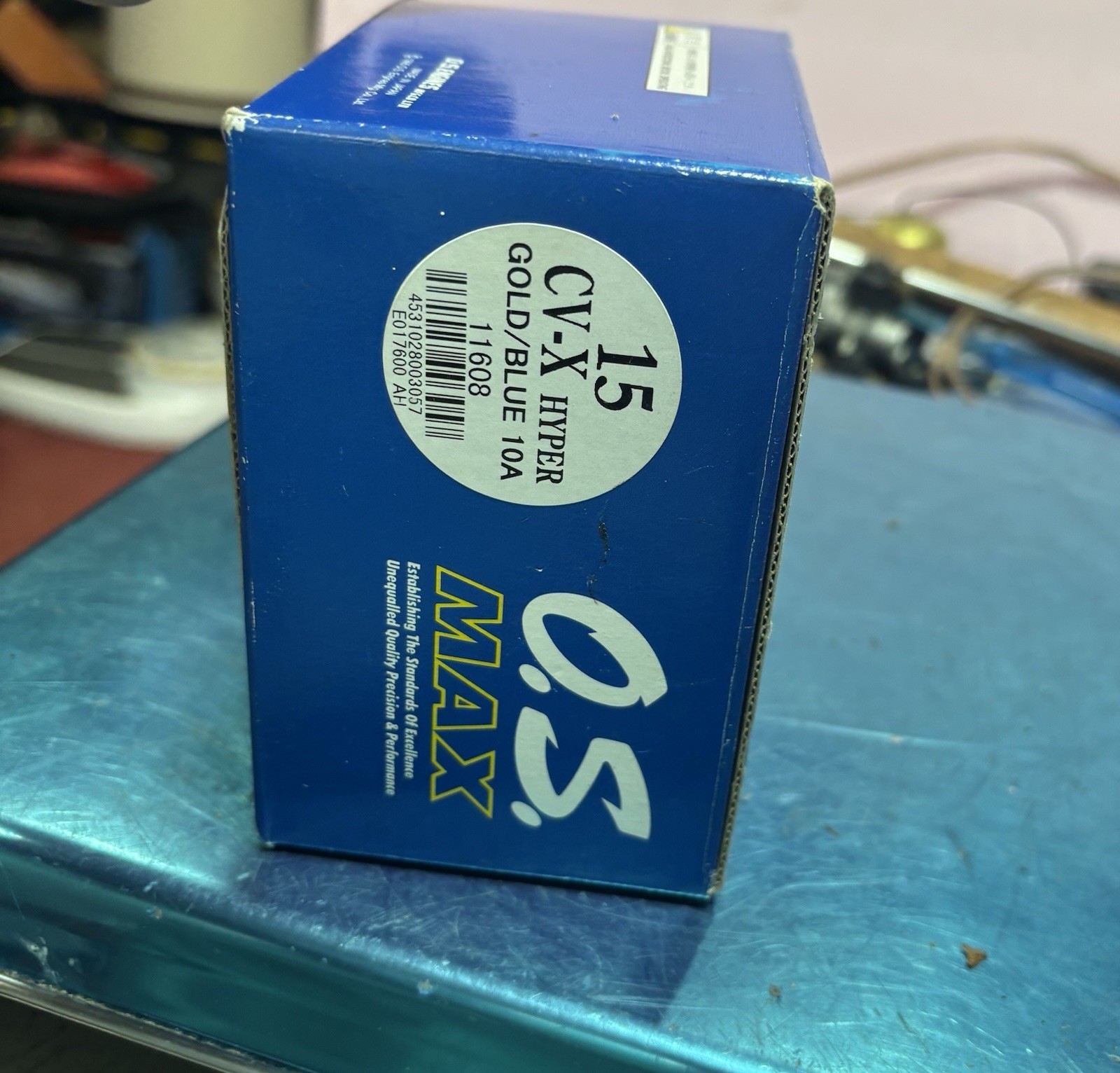 Vintage OS 15cv Hyper Gold/Blue 10A 11608 Motor BOX ONLY !!!!!!!