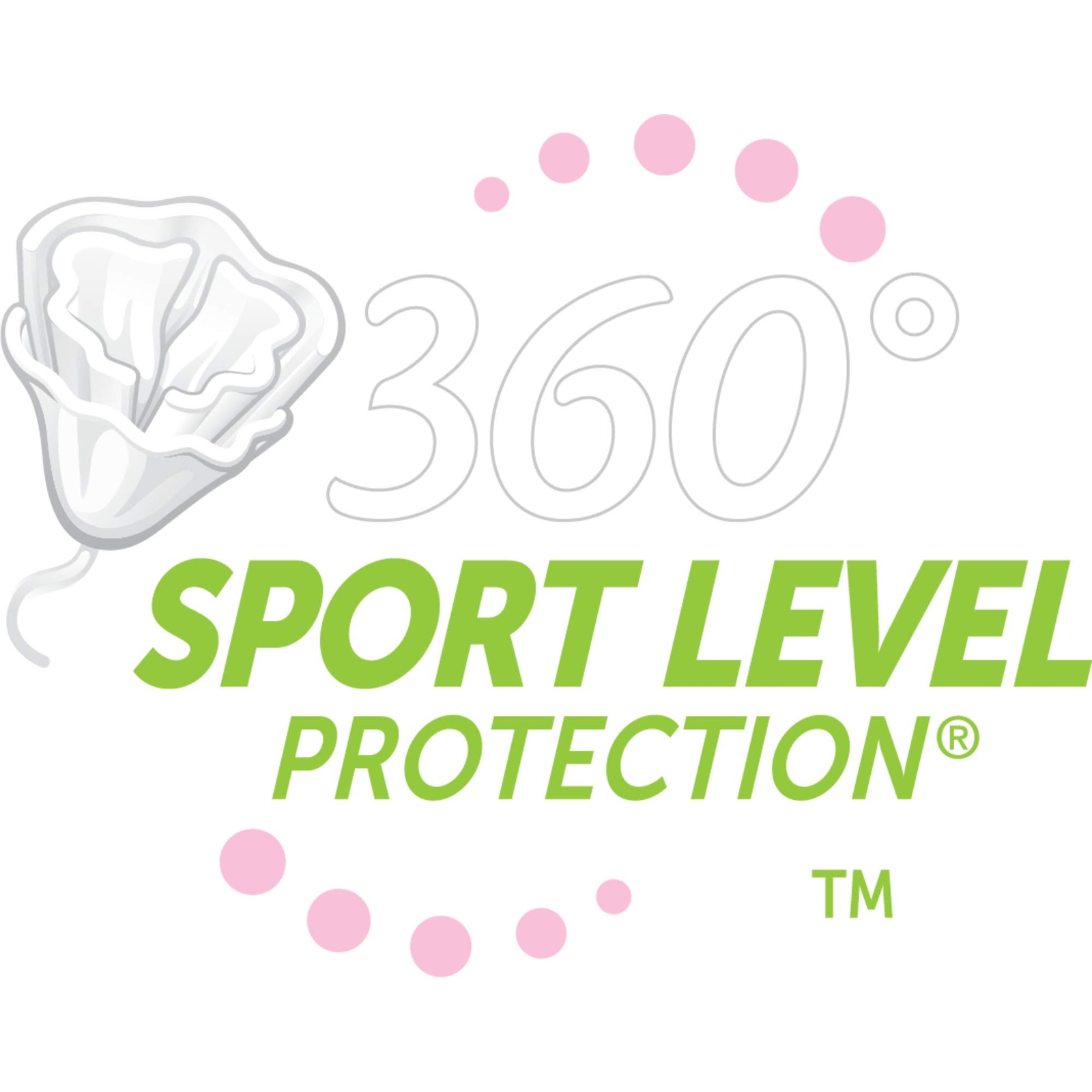 Tampon 36 Count Pack 1 360 Sport Level Protection Flexfit Comfortable Applicator