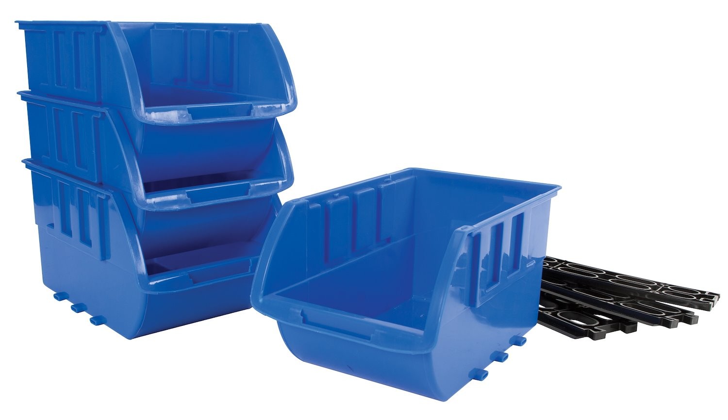 W5196 Large Stacking Trays 4-Piece 9 1/4 in. L x 6 in. W x 5 in. H. Stack V