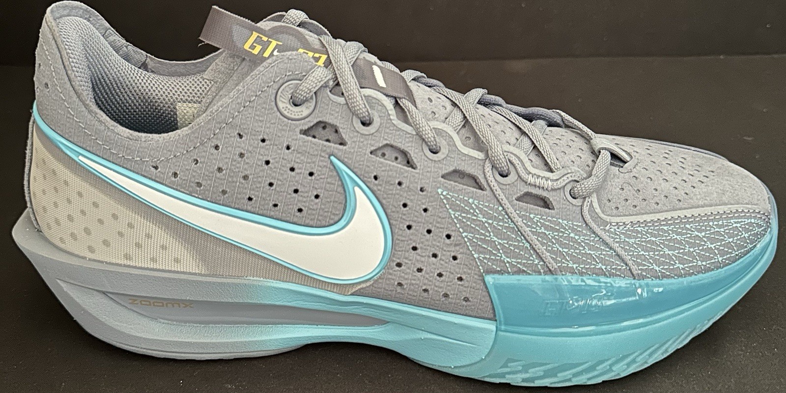Nike Air Zoom GT Cut 3 Ashen Slate Football Grey Baltic Blue MenSz 10 DV2913-402