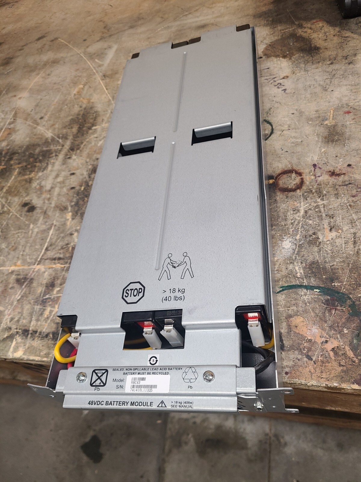 RBC43 REPLACEMENT BATTERY CARTRIDGE FOR APC UPS NEW WITH 1 YEAR WARRANTY