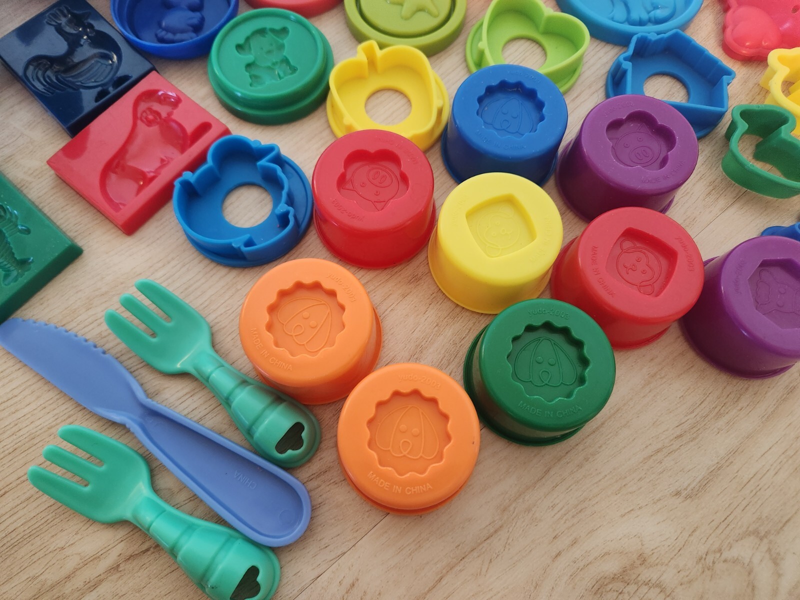 Play Doh Assorted Accessories 45 Pieces Cookware Lilo & Stitch Animals etc
