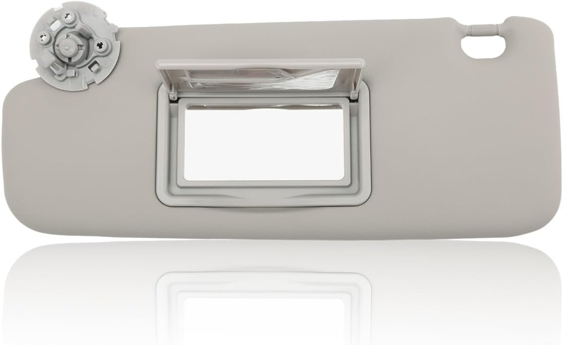Sun Visor LH with Mirror, Fit for 2011-2019 Chevy Cruze, Left Driver Side