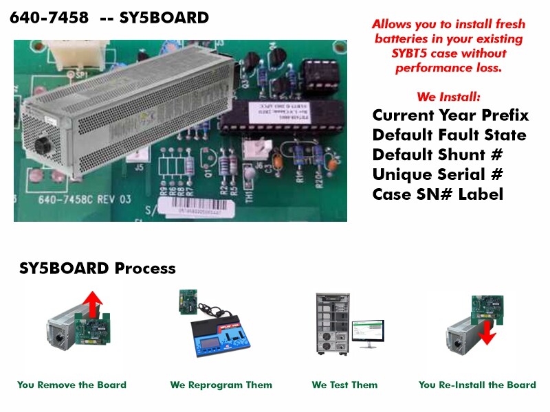 SYBT5 Board Chip Reprograming for APC Symmetra LX Battery - Part Exchange Only