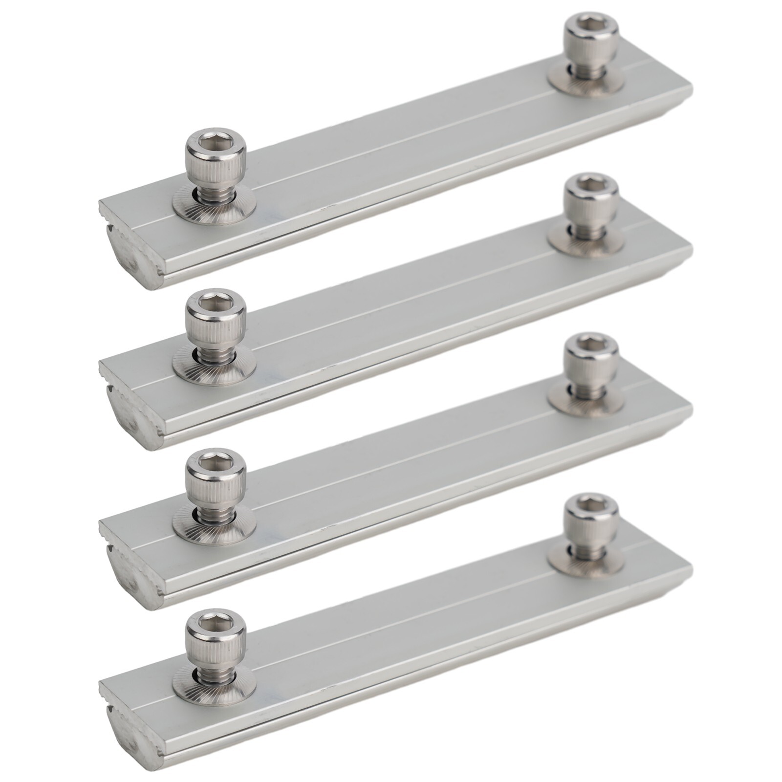 Aluminium Solar Module Rails Profile Connectors Mounting Connection Replacement
