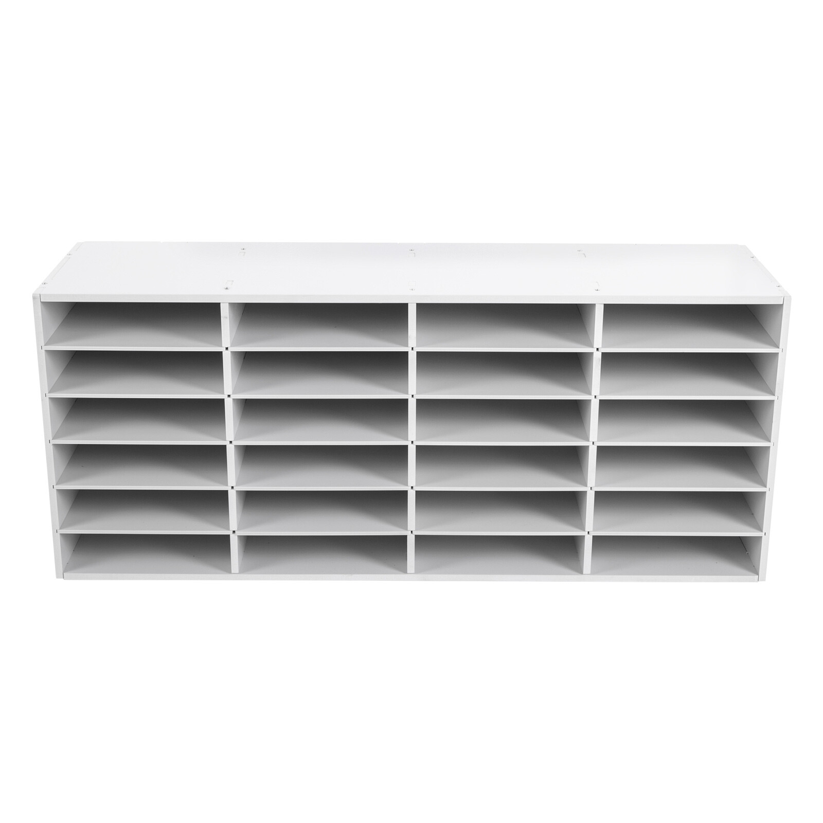 24 Slots Paper & Mail Organizer File Classification Cabinet Literature?Organizer