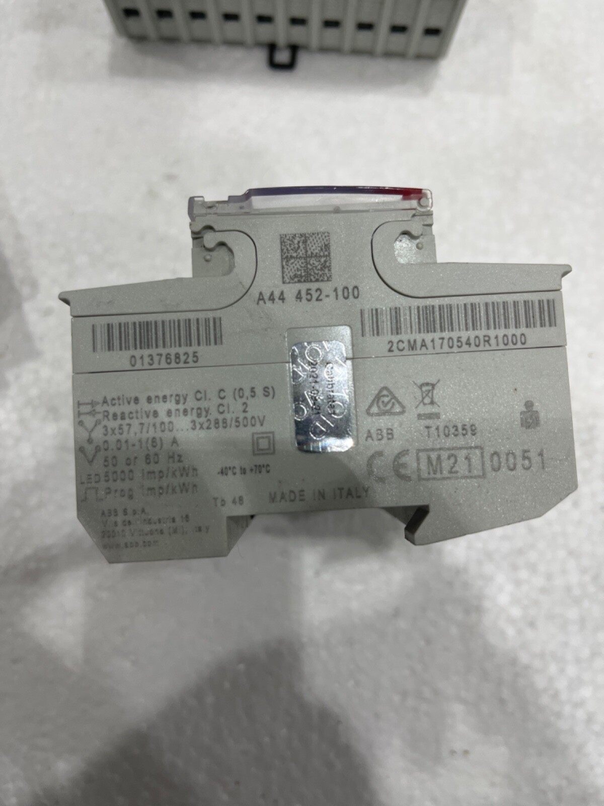 ABB A44 3 Phase LCD Energy Meter with Pulse Output