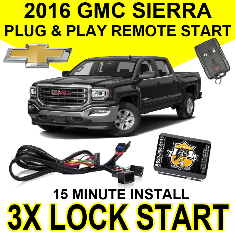 2016 GMC SIERRA PLUG & PLAY REMOTE START SYSTEM SIMPLE INSTALL CHEVY GM 1500 GM7