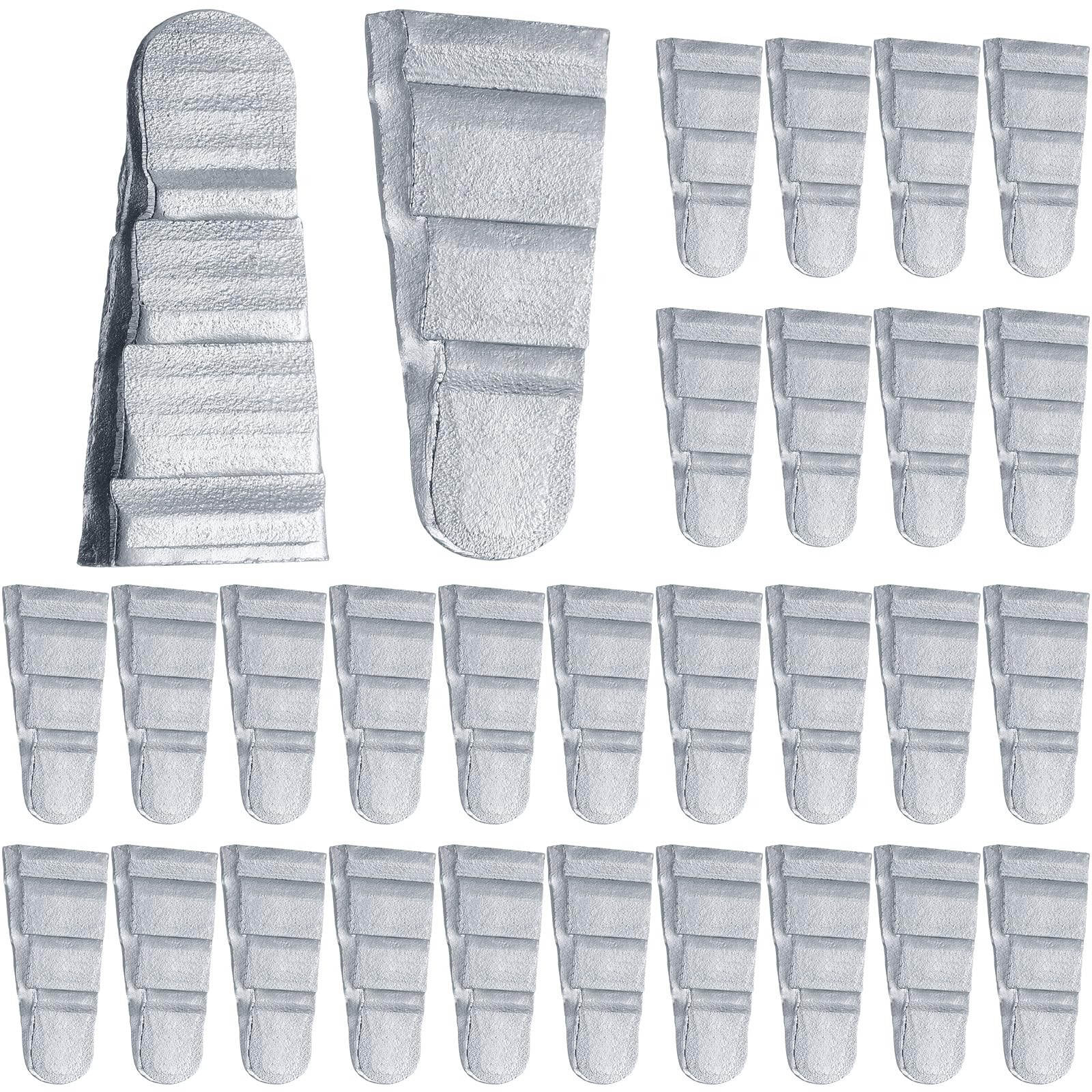30 Pcs Steel Hammer Handle Wedges Steel Handle Wedges Heavy Duty Silver Wedge fo
