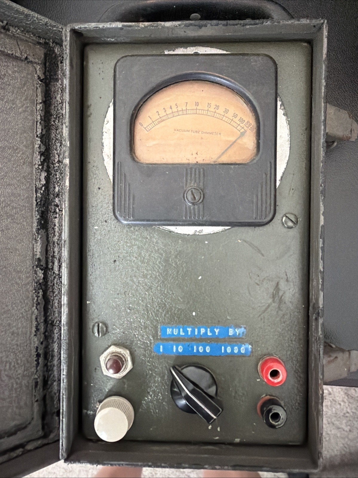 Vintage Military Vacuum Tube Voltmeter