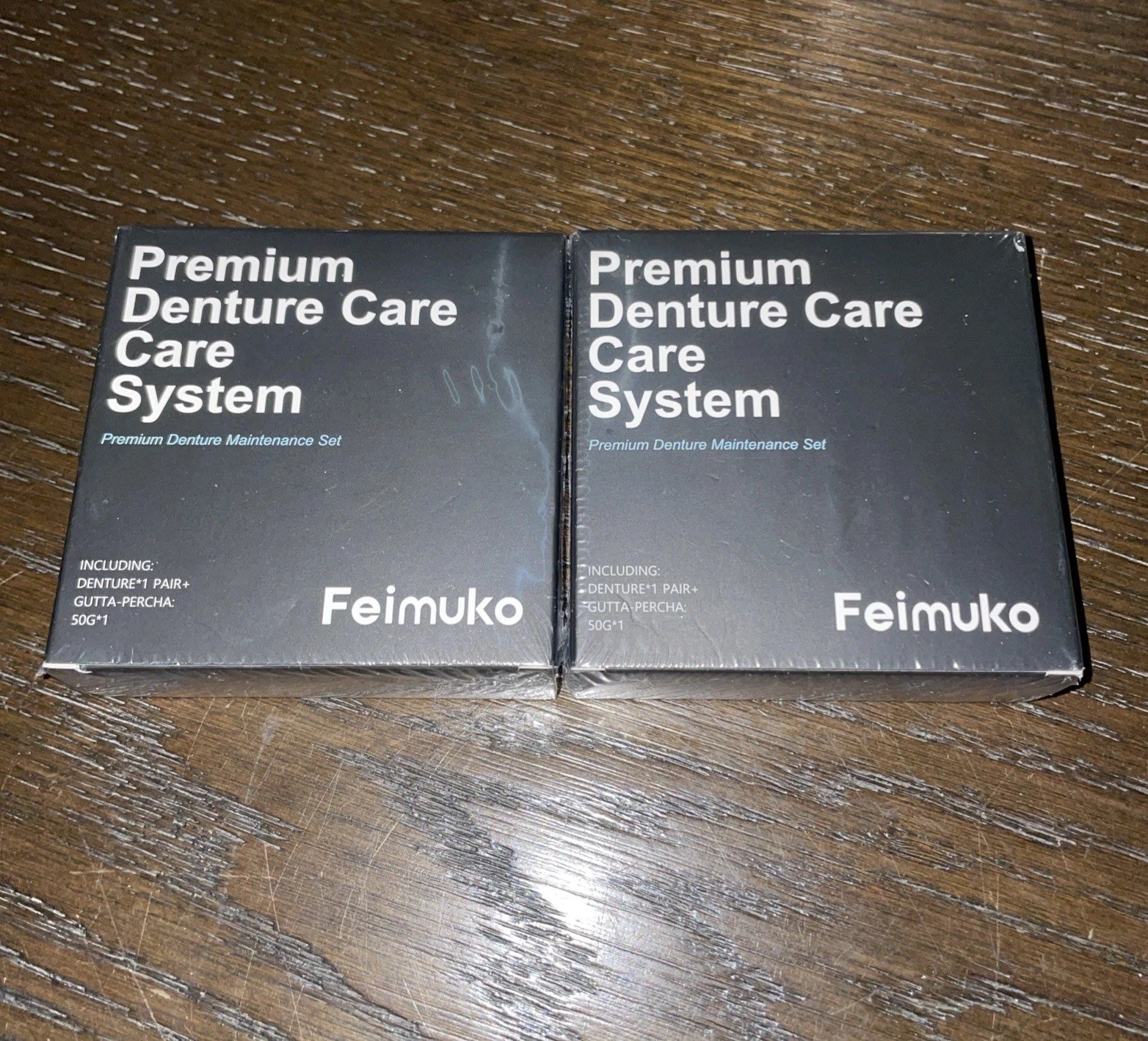 NEW (2) Feimuko Premium Custom Complete Denture Upper + Lower Teeth Set  12/28
