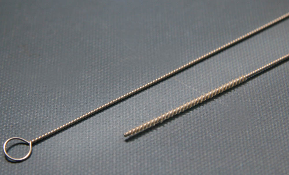 Stainless Steel Tube Brushes 3/40" OD, 10" OAL 1.5" BP (48 pcs per)