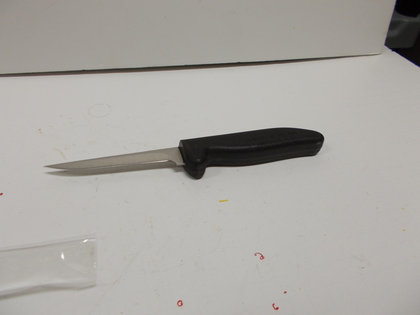 Fleshing Knife Black (Trapping Supplies Skinning Knife Fleshing Tools  Scraper)