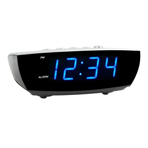 Super Extremely Extra Loud Alarm Clock For Very Heavy Sleeper Battery Backup New