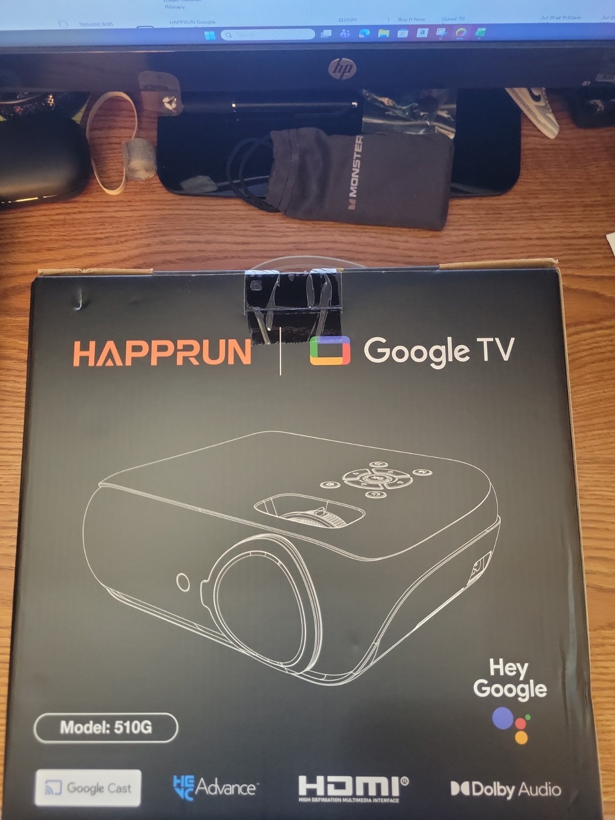 HAPPRUN Google TV Video Projector