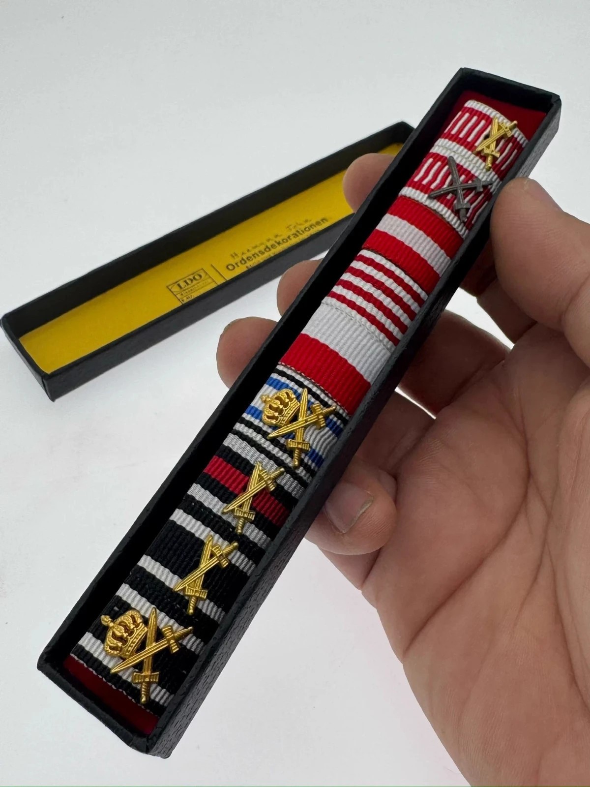 Reproduction WW1 German Ribbon Bar 9 Unions Bar clothing PIN