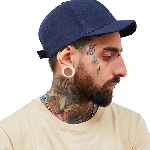 Short Brim Baseball Cap, Fashion Cotton Anti Sweat One Size Navy Blue