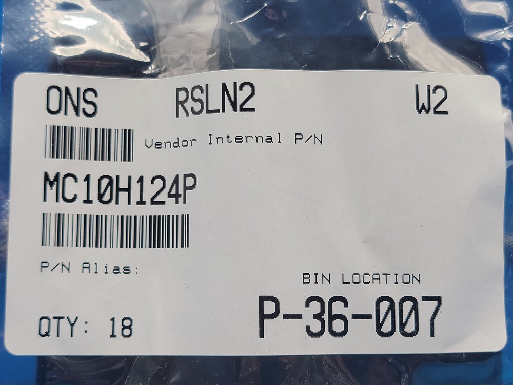 New (9pcs) MC10H124P ONSEMI IC Logic