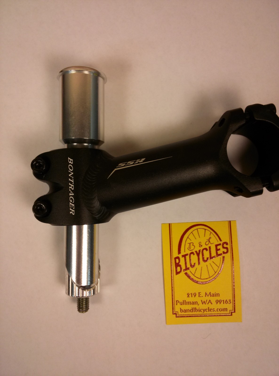 French bicycle stem quill adapter for 22.0 , threadless
