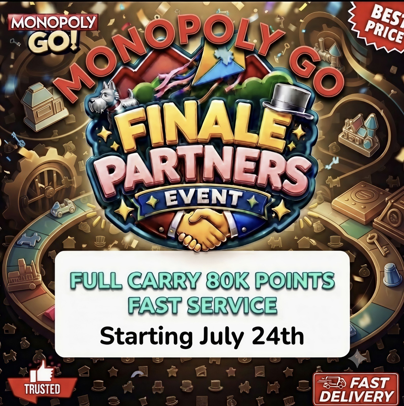 Monopoly_Partner_Event _Go⚡️Finale Partners ⚡️  24 Hours full carry