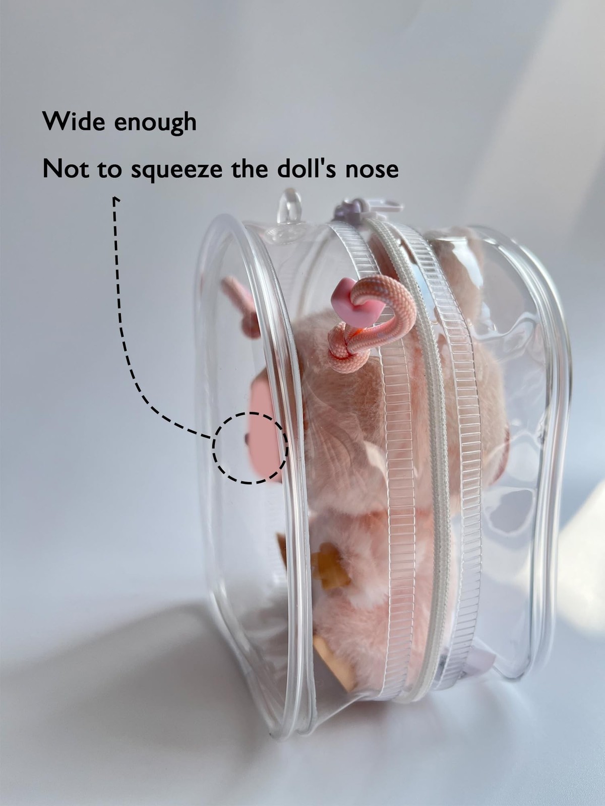 Protective Display Bag For Have A Seat Doll With Handle Shoulder Adjustable S...