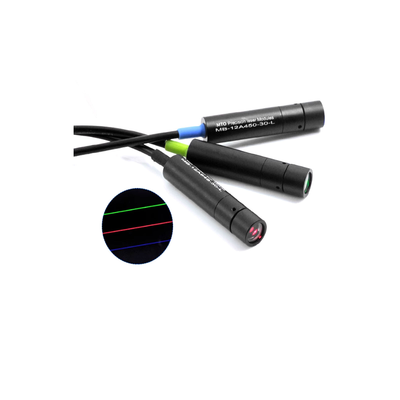 Powell Prism Adjustable Focus 450nm 10mW/30mW Blue Positioning Laser Module