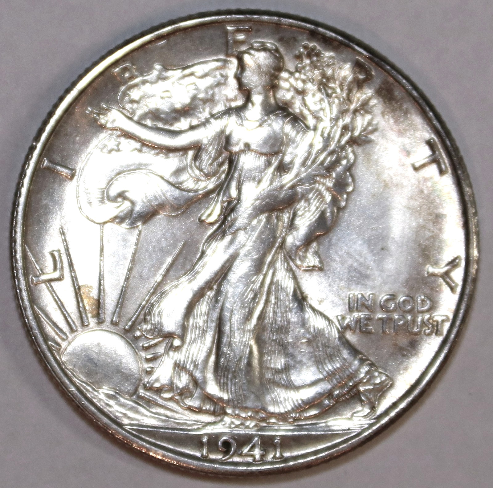 1941-S Walking Liberty Half Dollar - Gem BU - #2965E