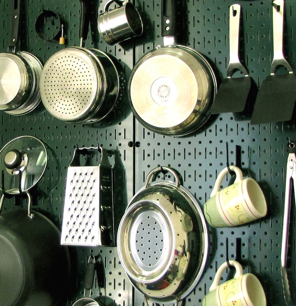 Green Metal Pegboard by - 2 Pack