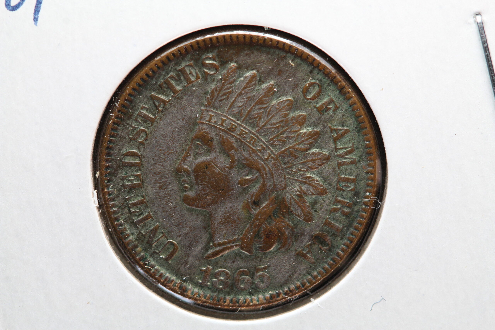 1865 Indian Head Cent Fancy  XF+ 3217